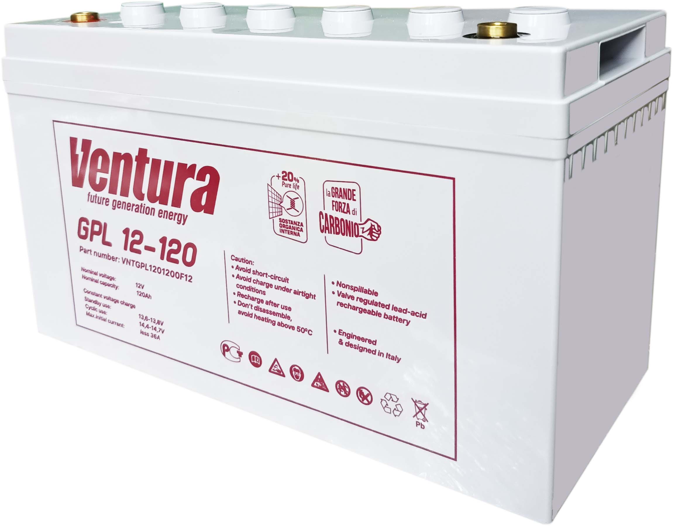 Батарея акумуляторна VENTURA GPL 12-120 (1042424)